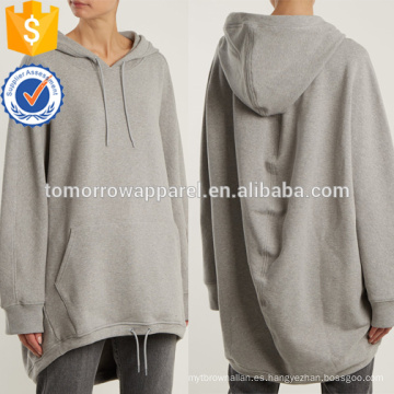 Sudadera con capucha gris de Casualwear OEM / ODM Manufacture Venta al por mayor de mujeres de la moda (TA7021H)